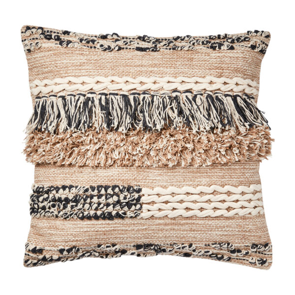 MINNA Kuddfodral, Beige/grå/elfenben